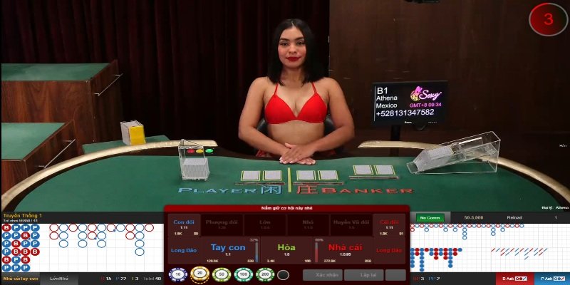 Sảnh cược Live Casino AE888 cực mát mắt