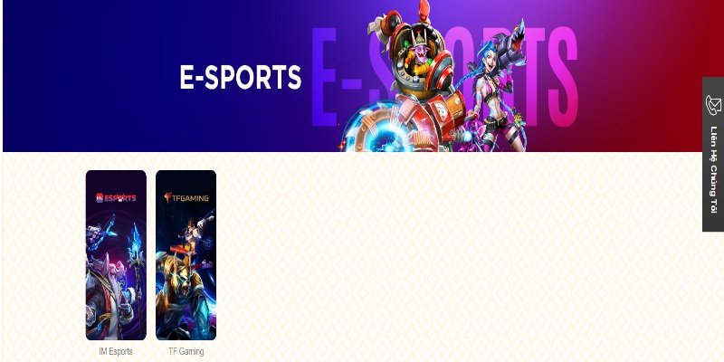 Sảnh Esport đầy mới lạ tại AE888